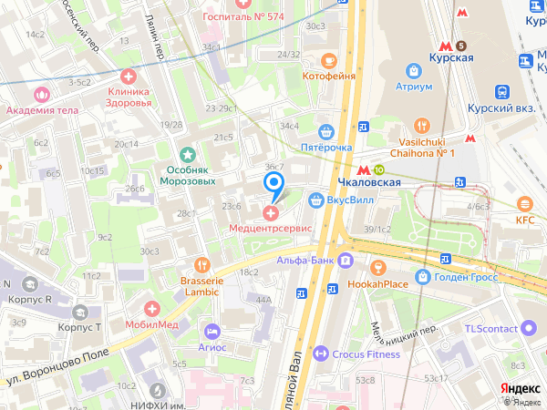 Стоматология МЕДЦЕНТРСЕРВИС на карте