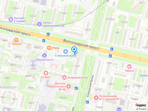 Стоматология ПРОФИ ДЕНТ на карте