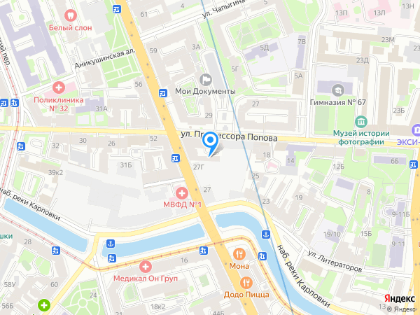 Арлекино на карте