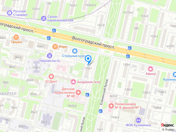 Стоматологическая клиника 32 ДЕНТ на карте