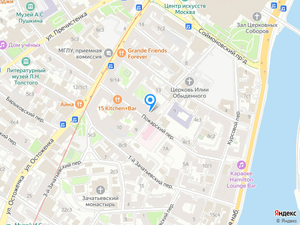 Стоматология АМОЗ на карте
