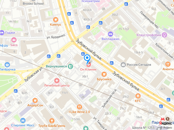 Клиника Vvip на карте