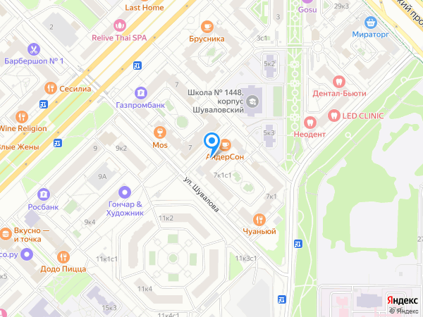 Медицинский центр БОСТОНСКИЙ ИНСТИТУТ ЭСТЕТИЧЕСКОЙ МЕДИЦИНЫ на карте