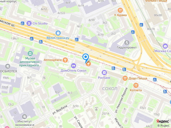 Старт на карте