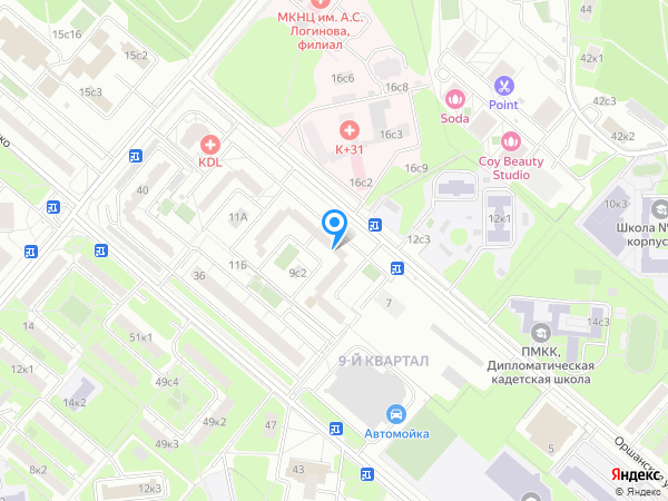 Стоматология ПРОФЕССИОНАЛ XXI ВЕК на карте