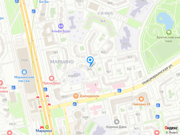 Стоматология ПРЕЗИДЕНТ на карте