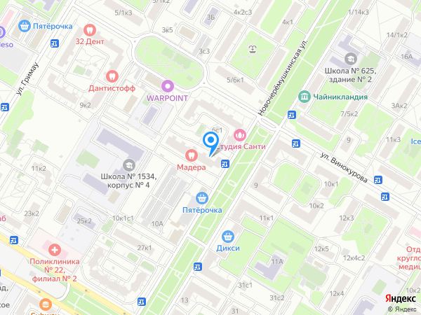 Стоматологическая клиника МАДЕРА на карте