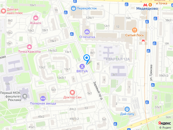 Стоматология МЕДИНВЕСТ на карте
