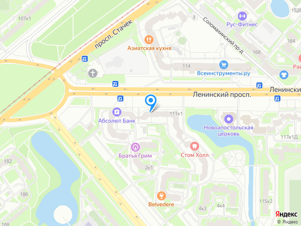 Кристина на карте