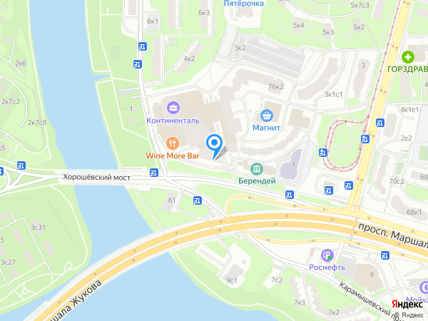 Мосземком на карте