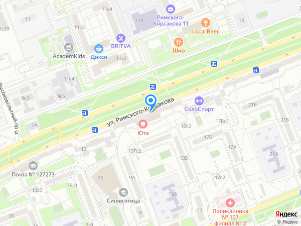 Стоматология ЮТА на карте