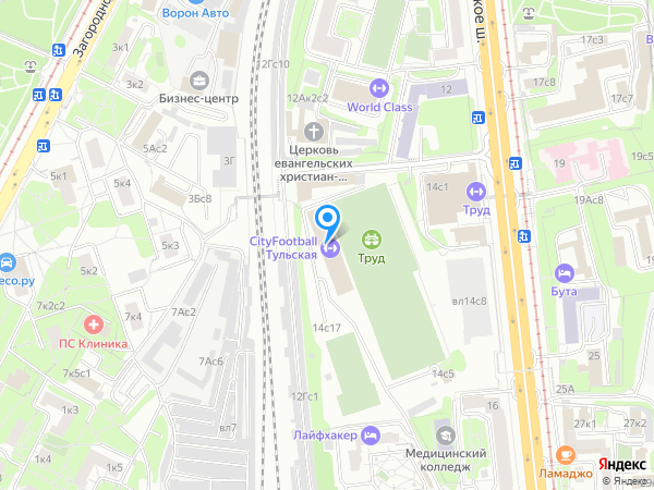 Клиника «Основа» на карте