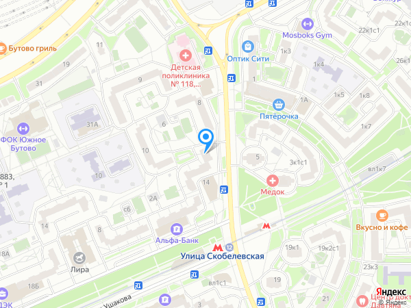 Стоматология МК-ДЕНТ на карте