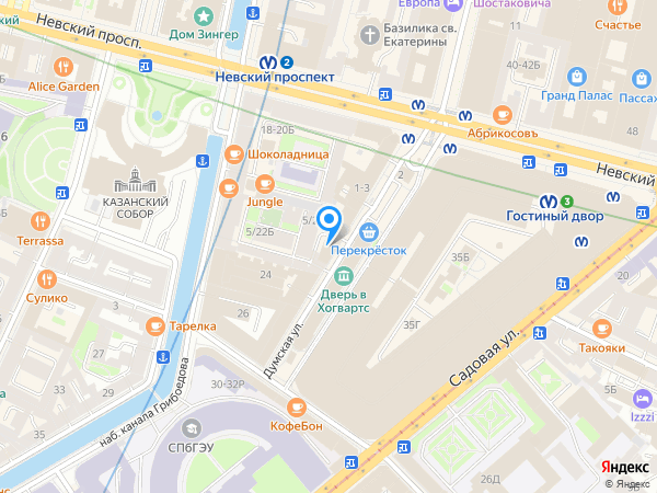 Темная Сторона на карте
