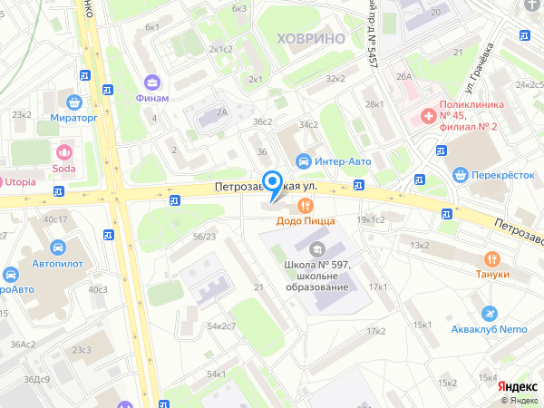 Стоматология ДЭНИО на карте
