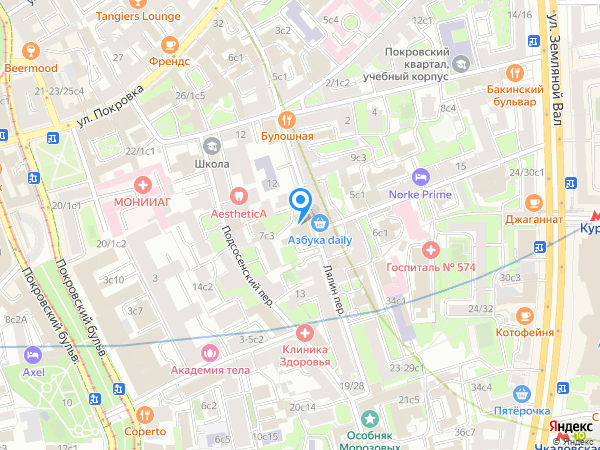 Остеон на карте
