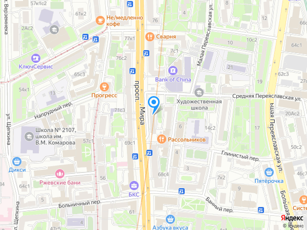 Кабинет маникюра на карте