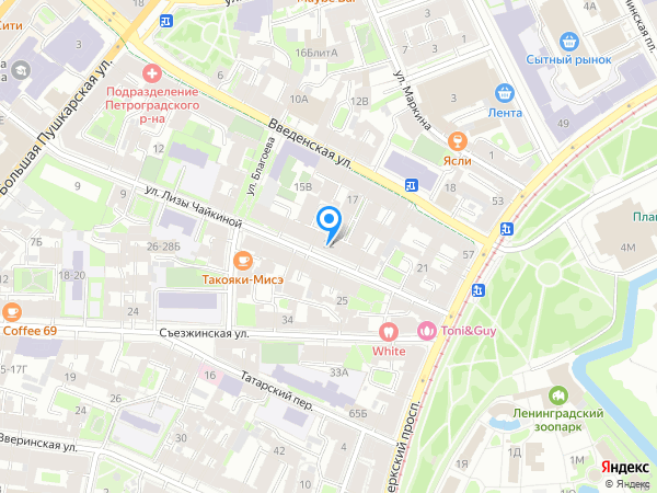 Недвижимость СПб на карте