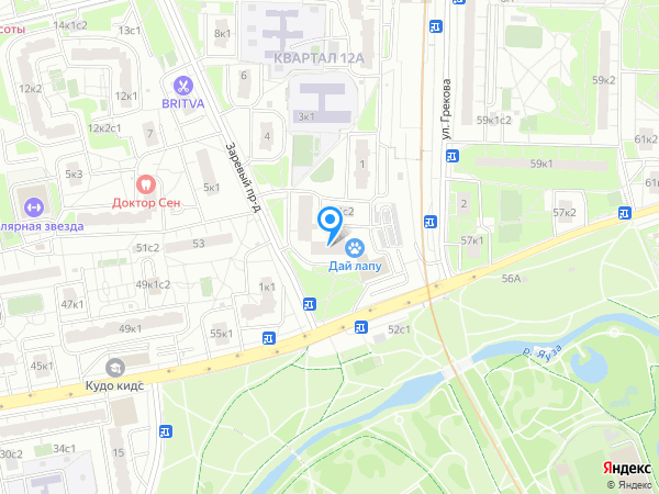 Стоматология DIN CLINIC на карте