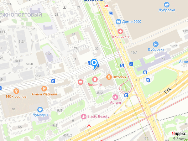 Стоматология ФОРТУНАСТОМ на карте