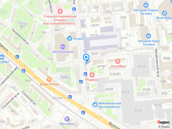 Стоматология ЭСТЕТ ДЕНТ на карте