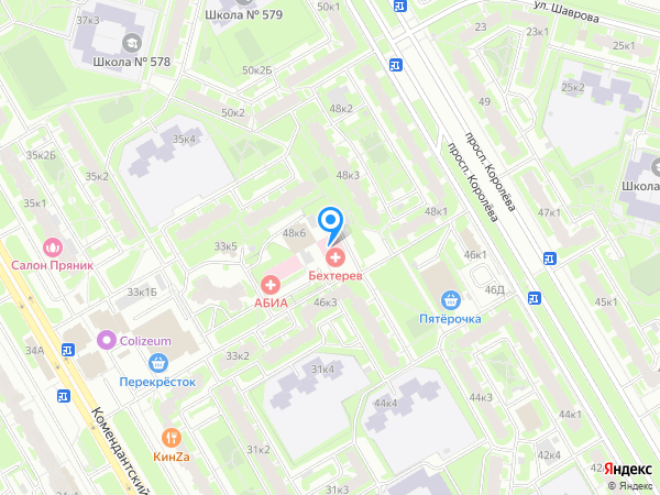 Мой стоматолог на карте