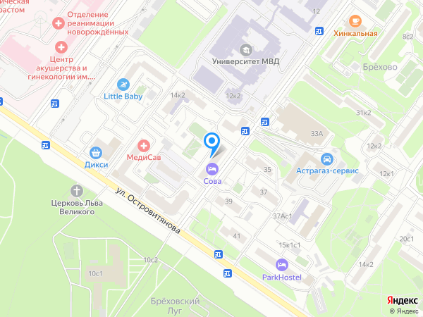 ПЕРСОНА Коньково на карте