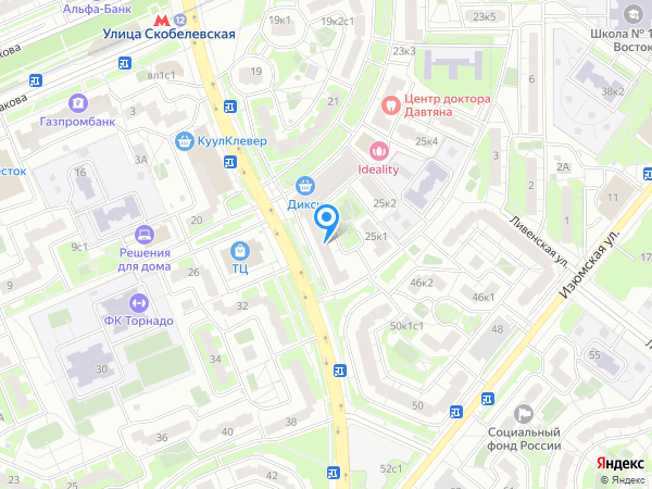 Стоматология ДЕНТАЛ-М на карте