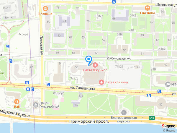 УЮТ на карте