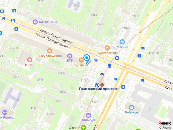 Окна Вашего Дома на карте