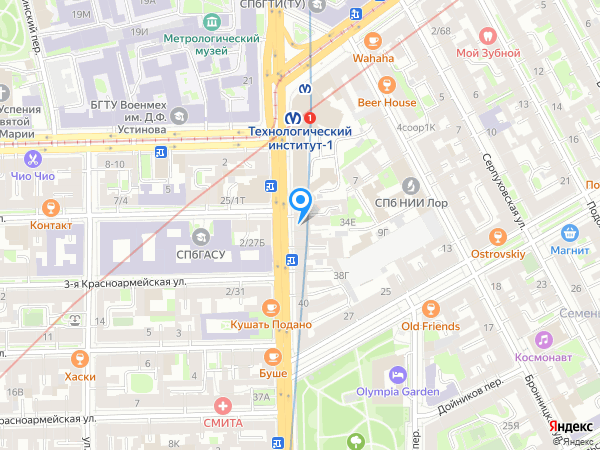 KISTOCHKI по адресу Московский пр., д. 34 на карте