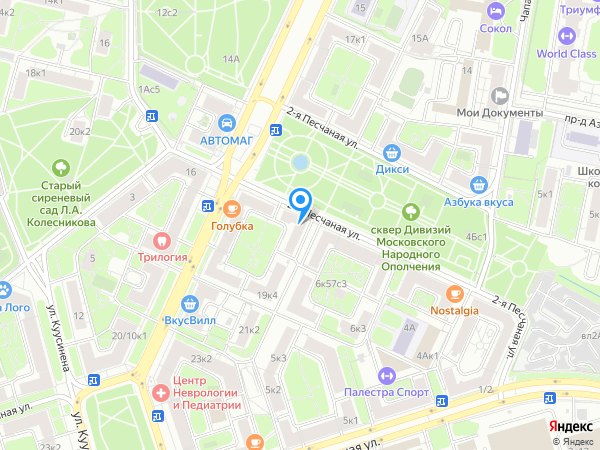 Специализированный центр по лечению асептического некроза на карте