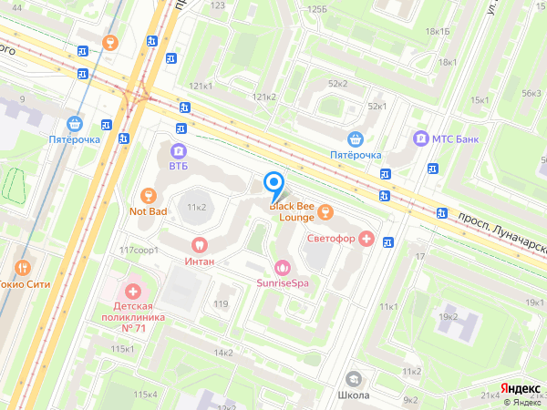 Стоматология ДЕНТИДЕАЛ на карте