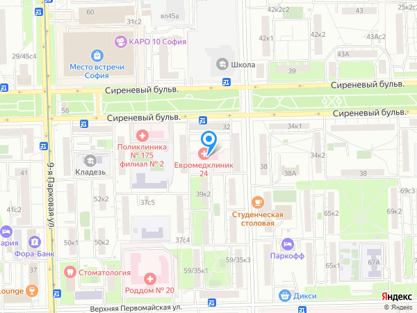 Стоматология МЕДЛЮКС на карте