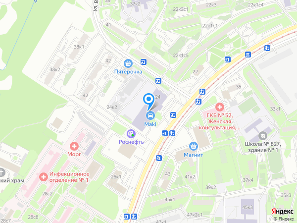 НПФ СТАНДАРТ, компания по оценке условий труда на карте