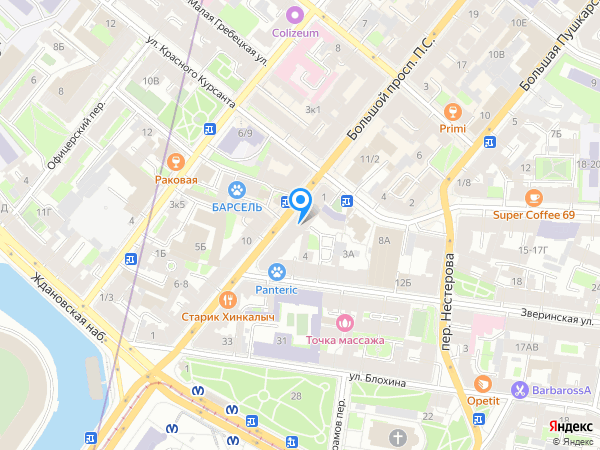 Центр имплантации Санкт-Петербурга РАДЕНТ на карте