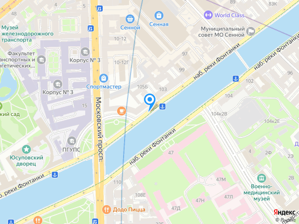 Городской врачебно-физкультурный диспансер на карте