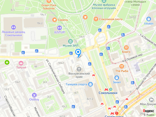 Московский Жилищный Центр на карте