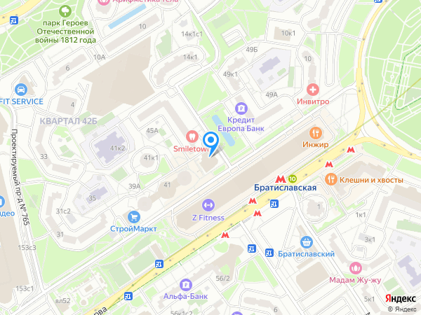 Партнер Эстейт на карте
