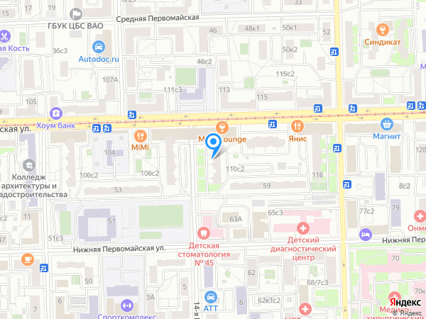 Леди И на карте