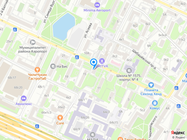 Стоматология  В ПУТЬ на карте