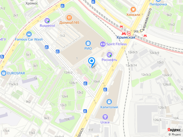Гелиоса на карте
