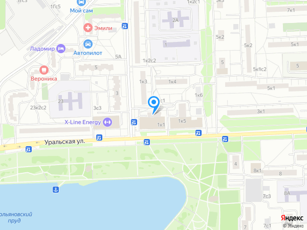 УНИВЕРСАЛ на карте