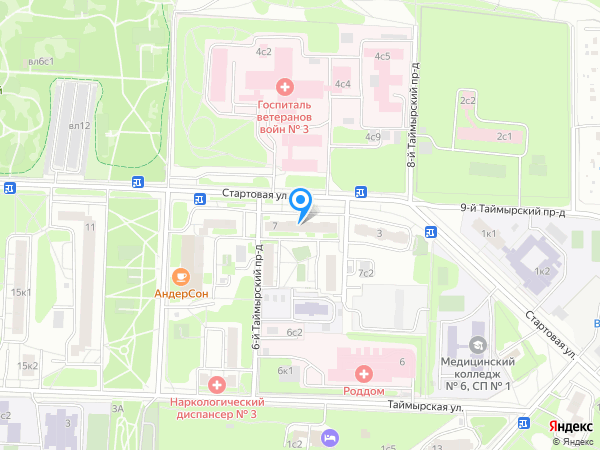 Клиника лечения позвоночника и суставов на карте