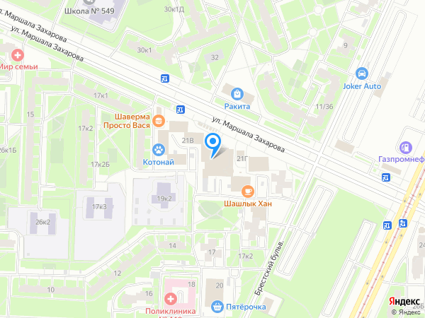 Ярославна на карте
