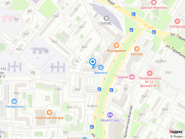 Стоматология ДОКТОРА БАБЕНКОВА на карте
