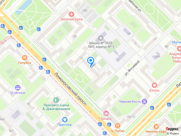 Стоматология ДЕНТАЛ АРТ СТУДИО на карте