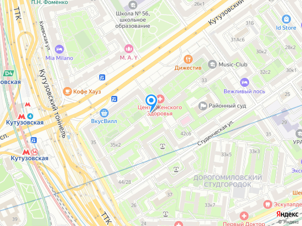 Стоматология ЭСТЕТИКА на карте