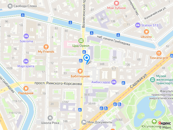 ДЕТСКАЯ СТОМАТОЛОГИЧЕСКАЯ ПОЛИКЛИНИКА №6 на карте