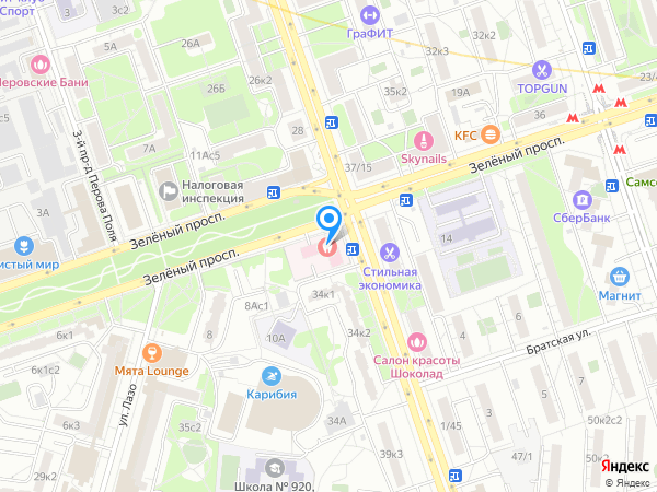 СТОМАТОЛОГИЧЕСКАЯ ПОЛИКЛИНИКА №22 ДЕПАРТАМЕНТА ЗДРАВООХРАНЕНИЯ МОСКВЫ на карте